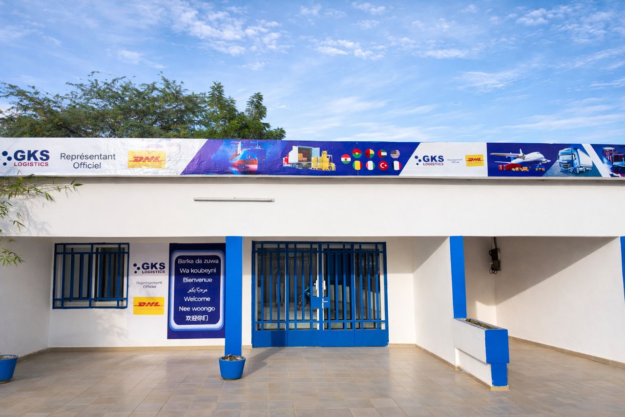 Entrée principale du bureau GKS Logistics Niger